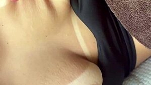 my lover's obsessed with sucking my big tits, so i sent this teasing video