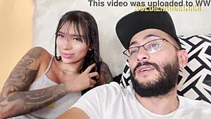 She just arrived from her hometown and she already wants to feel my huge cock in her tight and delicious pussy 😈