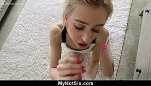 Stepsister Craves Her Stepbro's Monster Cock in Wild Roleplay