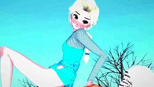 Elsa From Frozen Gets Hard Sex in Full Fantasy