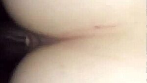 taking backshots from a big black cock leaves teen creampied and wanting more