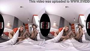 Virtual taboo story of stepmother and daughter similarities.