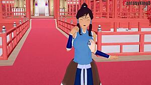 the avatar korra delivers perfect blowjob