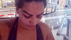 Gym Workout With Sweaty Panties And Feet Gift