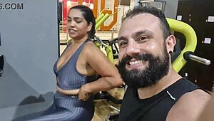 Gym Workout With Sweaty Panties And Feet Gift