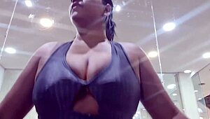 Gym Workout With Sweaty Panties And Feet Gift