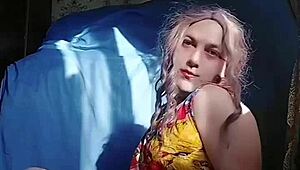 Cute Big Ass Crossdresser Ladyboy Teen Rides in Hot Action