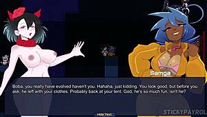 I’m banging the final boss in hentai game chaos