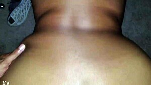 Cumming on my wife during fucking with latina ass and cock