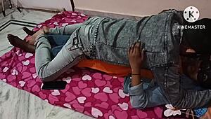 Young wife enjoys dirty anal assfucking in bedroom with girlfriend