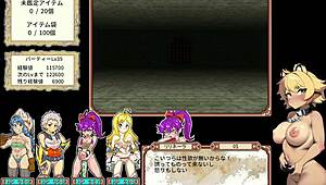 Danero plus live play part 1: challenging the god game with four bitches dungeon exploration
