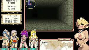 Danero plus live play part 1: challenging the god game with four bitches dungeon exploration