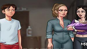 Summertimesaga Milf Delivers Stress Relief Handjob Episode 4 Scene 75