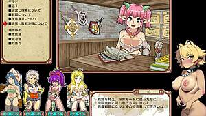 Danero plus live play part 1: challenging the god game with four bitches dungeon exploration