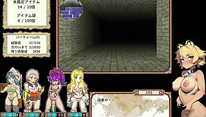 Danero plus live play part 1: challenging the god game with four bitches dungeon exploration