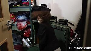 nasty honey swallows cum