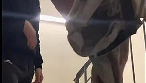 I saw this guy jerking off, so I joined in to suck him off real good.