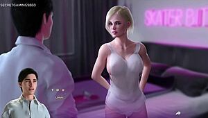 Stepsis Gets Cum On Tight Pink Pussy In 3d Game