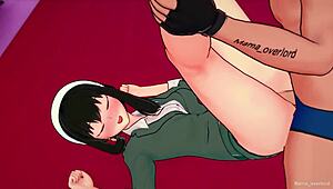 Yor Forger wears office outfit at work