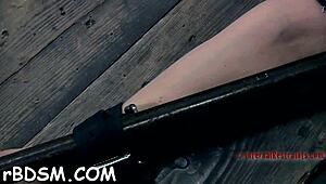 Shocking chicks explore naughty toys