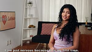 Super Sweet Latina Teen Loses Virginity in First Hardcore Porn on Camera