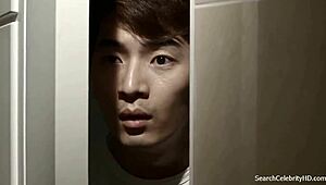 Hey, why are you sneaking peeks at your sister in the bath?