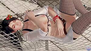 momiji's nude close-up in doaxvv