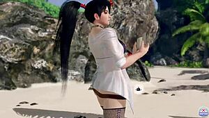 momiji's nude close-up in doaxvv