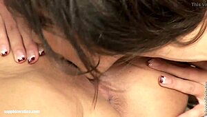 Ohh, me and Nomi got so wild with dildo on bed, Sapphic Erotica style, ya know!