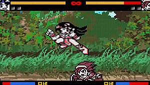 Climax Battle Studios Fighters Hentai Game Ep 1 - Futanari Sex Fight in Ring