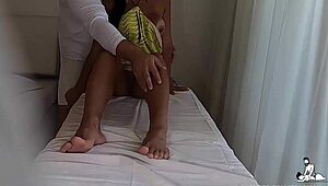 hey, caught married woman grabbing therapist’s cock during tantric massage!