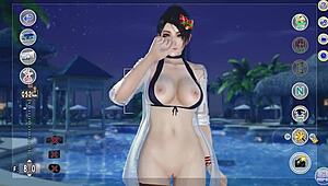 momiji's nude close-up in doaxvv