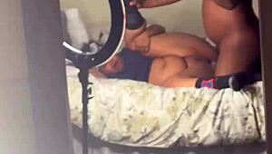 Kendale Crafts Homemade Video with Shaved Tinder Date Squirting