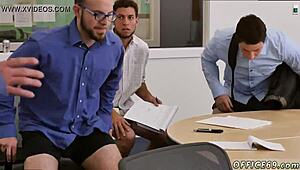 Straight male executive embraces intense gay encounters on pantsless friday