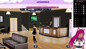 Vtuber Lewdneko Moans in Harem Hotel Part 16!