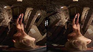 hey jenny, show us that wild side in dark room vr!