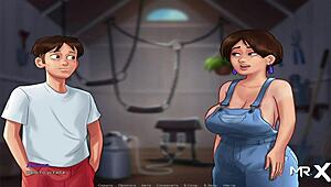 Taste that milk straight from the tap in Summertime Saga.