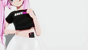 bratty anime girl gets dominated by a huge black cock. her 3d orgasm in new zealand setting is unreal!