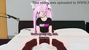 bratty anime girl gets dominated by a huge black cock. her 3d orgasm in new zealand setting is unreal!