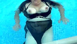 Beautiful Girls Enjoy Pool Time