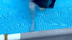 Beautiful Girls Enjoy Pool Time