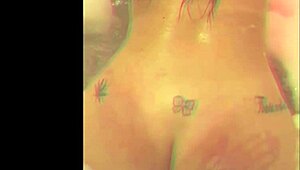 Latina Djbrisa twerks naked in lingerie with spanking and ass worship