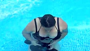 Beautiful Girls Enjoy Pool Time