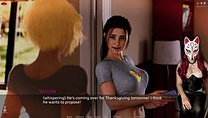 Ms Denvers dances at 40 in the nightclub.