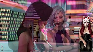 Ms Denvers dances at 40 in the nightclub.