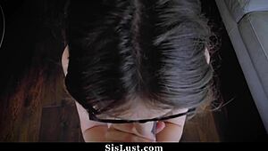 Yo, ever caught your stepbrother sneaking a peek at your ass and pussy?