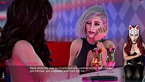 Ms Denvers dances at 40 in the nightclub.