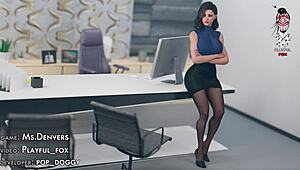 Ms Denvers dances at 40 in the nightclub.