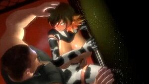 Fat Anime Cow Girl Pounded Hard Against The Cage!