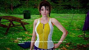 Let's play with Trina's goddess charm in a stunning solo display.